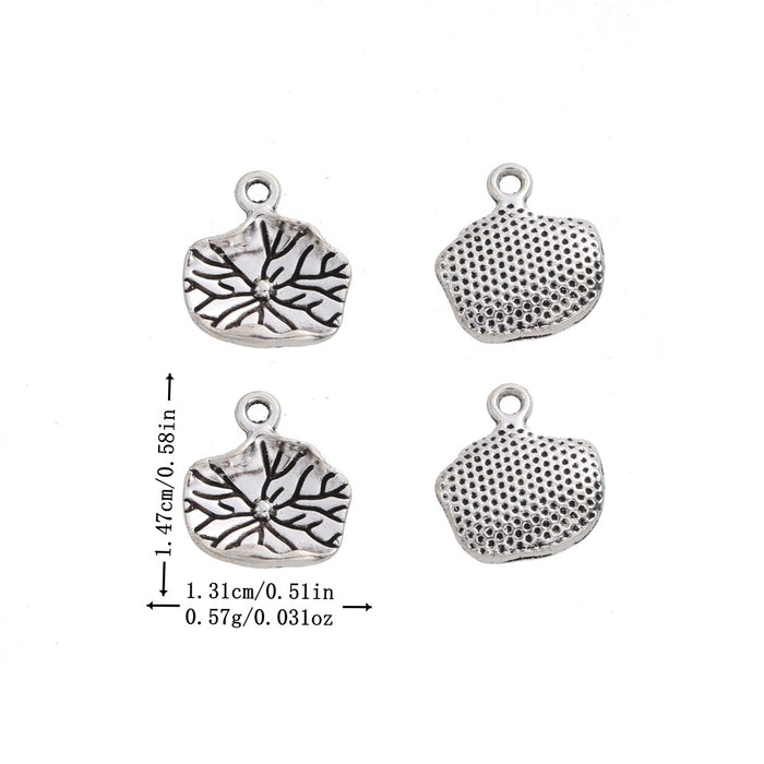 Antique Silver Zinc Alloy Charm Pendant No.663277 for DIY Necklace Bracelet Jewelry Making