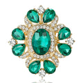 Alloy Glass Rhinestone Brooch Pin For Women's Clothing Accessories view 2