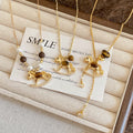 Light Luxury Faux Pearl Tiger Eye Zircon Pony Pendant Sweater Necklace For Women view 1