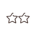 Acrylic Round Star Stud Earrings With Steel Pins Minimalist Everyday Versatile Style view 5