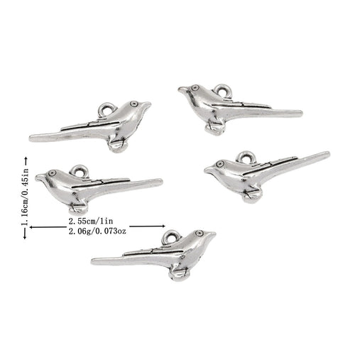 Antique Silver Zinc Alloy Charm Pendant No.909554 for DIY Necklace Bracelet Jewelry Making