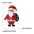 Alloy Enamel Santa Claus Brooch Pin For Christmas Apparel Gifts view 5