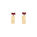 New Chinese Style Emerald Green Fan Bamboo Leaf Long Tassel Irregular Qipao Costume Earrings view 5