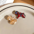 Chinese Style Alloy Enamel Rhinestone Yuanbao Horse Brooch For Women Zodiac Lapel Pin view 4