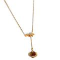 Tiger Eye Zircon Saturn Star Pendant Necklace Maillard Style Light Luxury Clavicle Chain view 5
