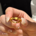 Gold Plated Twisted Open Ring For Women view 3