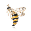 Cute Alloy Rhinestone Bee Brooch For Women's Suits And Cardigans view 1