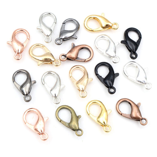 Zinc Alloy Small Lobster Clasps For DIY Jewelry Bag Chain Bracelet Necklace Connector Accessories