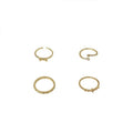 Minimalist Copper Bow Open Ring For Women, Light Luxury Adjustable Index Finger Jewelry view 5