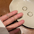 Minimalist Copper Bow Open Ring For Women, Light Luxury Adjustable Index Finger Jewelry view 3