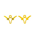 Zinc Alloy Bull Head Charm Pendant No.083953 for DIY Necklace Bracelet Jewelry Making view 4