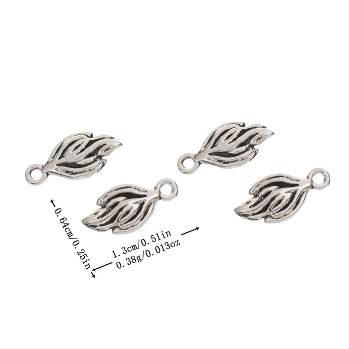 Antique Silver Zinc Alloy Charm Pendant No.753956 for DIY Necklace Bracelet Jewelry Making