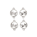 Antique Silver Zinc Alloy Charm Pendant No.049226 for DIY Necklace Bracelet Jewelry Making view 2