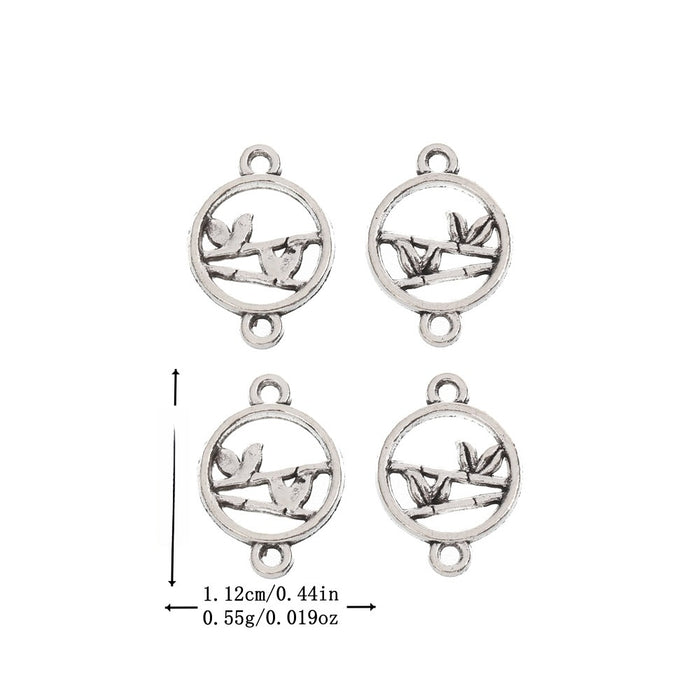 Antique Silver Zinc Alloy Charm Pendant No.049226 for DIY Necklace Bracelet Jewelry Making