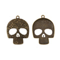 Zinc Alloy Skull Charm Pendant No.513366 for DIY Necklace Bracelet Jewelry Making view 3