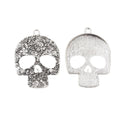 Zinc Alloy Skull Charm Pendant No.513366 for DIY Necklace Bracelet Jewelry Making view 2