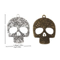 Zinc Alloy Skull Charm Pendant No.513366 for DIY Necklace Bracelet Jewelry Making view 1