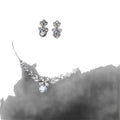 Light Luxury Copper Zircon Flower Round Pendant Necklace For Women Minimalist Clavicle Chain view 5