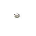 Light Luxury Copper Zircon Double Layer Geometric Circle Ear Cuff Clip-on Earrings view 5