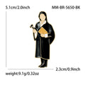 Alloy Lawyer Character Lapel Pin For Suits And Collars Brooch view 5