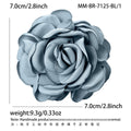 Alloy Fabric Flower Brooch Pin For Womens Suits And Coats view 5