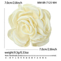 Alloy Fabric Flower Brooch Pin For Womens Suits And Coats view 7