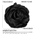 Alloy Fabric Flower Brooch Pin For Womens Suits And Coats view 4