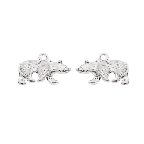 Zinc Alloy Bear Charm Pendant No.622271 for DIY Necklace Bracelet Jewelry Making