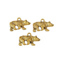 Zinc Alloy Bear Charm Pendant No.622271 for DIY Necklace Bracelet Jewelry Making view 3