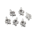 Antique Silver Zinc Alloy Four Leaf Clover Charm Pendant for DIY Necklace Bracelet Jewelry Making view 2