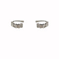 Copper Zircon Snake Clip-on Earrings For Women, Light Luxury Korean Japanese Ear Cuff Style view 5