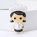 Alloy Chef Figure Brooch Pin For Lapels Suits And Uniforms view 2