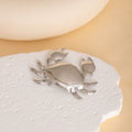 Irregular Metal Crab Brooch For Women, Animal Style Luxury Fashion Pin For Versatile Outfits view 4