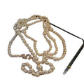 Old Money Faux Pearl Zircon Number 5 Layered Sweater Necklace Elegant Geometric Choker For Women view 5