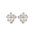 Light Luxury Copper Zircon Flower Petal Clip-on Earrings Korean No Piercing Ear Cuff Jewelry view 5