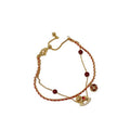 18K Gold Plated Copper Zircon Enamel Horse Bangle New Chinese Zodiac Jewelry For Women view 5