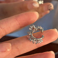 Korean Style Copper Zircon Star Clip-on Earrings Minimalist No Piercing Ear Cuff Jewelry view 2