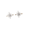 Minimalist Copper Zircon Star Clip-on Earrings No Piercing Light Luxury Ear Cuff Jewelry view 5