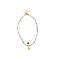 Ethnic Style Copper Zircon Tiger Eye Gourd Pendant Sweater Necklace New Chinese Geometric Collarbone Chain view 5
