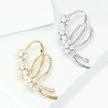 Fashion Alloy Rhinestone Pearl Knot Brooch Pin For Women's Clothing view 3