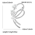 Fashion Alloy Rhinestone Pearl Knot Brooch Pin For Women's Clothing view 5