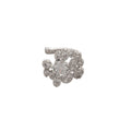Korean Style Copper Zircon Double Layer Heart Clip-on Earrings For Women view 5