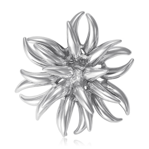 Alloy Firework Shape Brooch Pin For Women's Fashion Apparel