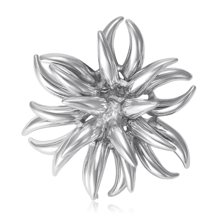 Alloy Firework Shape Brooch Pin For Women's Fashion Apparel