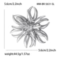 Alloy Firework Shape Brooch Pin For Women's Fashion Apparel view 5
