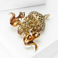 Alloy Enamel Squirrel Acorn Brooch For Fashion Lapel Accessories view 2