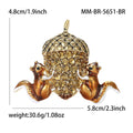 Alloy Enamel Squirrel Acorn Brooch For Fashion Lapel Accessories view 5