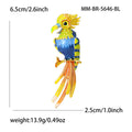 Alloy Enamel Parrot Brooch Pin For Creative Bird Fashion Accessories view 4