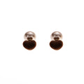 Elegant Flocked Heart Pearl Stud Earrings Hong Kong Style Light Luxury Geometric Personalized Women Earrings view 5
