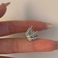 Light Luxury Copper Zircon Multi Layer Geometric Round Ear Cuff Clip-on Earrings for Women view 2